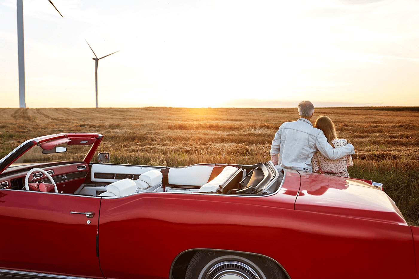 Couple at sunset